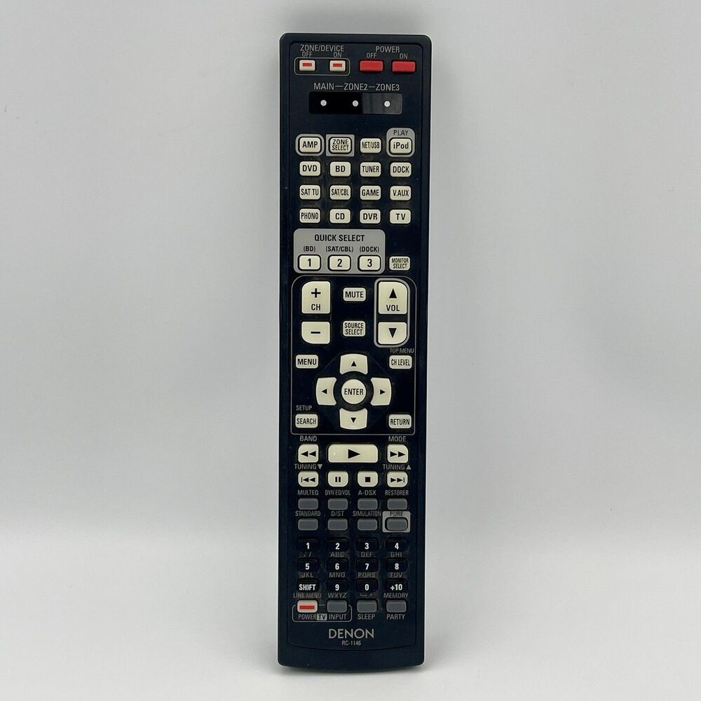 Genuine OEM Denon RC-1146 Remote Control AVR591 AVR-1911 AVR-2311CI AVR-3311CI